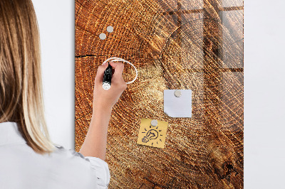 Magnettafel zum schreiben Memotafel aus Holz mit Motiv