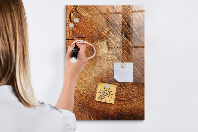 Magnettafel zum schreiben Memotafel aus Holz mit Motiv