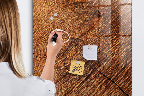 Schreib magnettafel Memotafel mit Magneten und Fotos