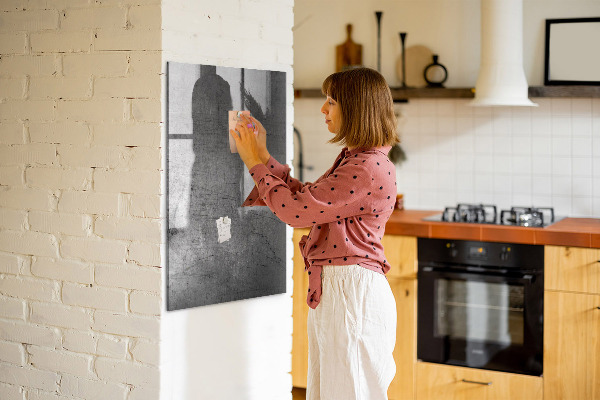 Magnettafel zum schreiben Moderne Pinnwand für Fotos und Notizen