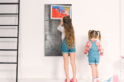 Magnettafel zum schreiben Moderne Pinnwand für Fotos und Notizen