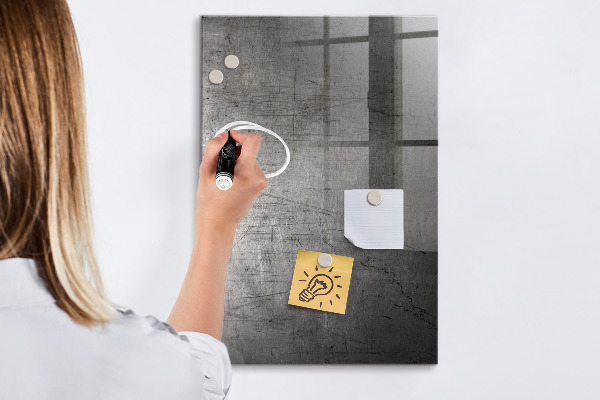 Magnettafel zum schreiben Moderne Pinnwand für Fotos und Notizen