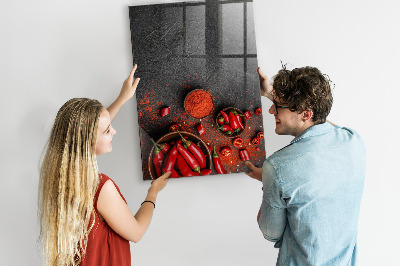 Schreib magnettafel Pepper Kitchen-Erinnerungen