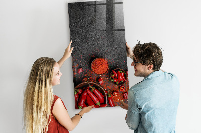 Schreib magnettafel Pepper Kitchen-Erinnerungen