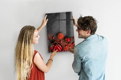 Schreib magnettafel Pepper Kitchen-Erinnerungen
