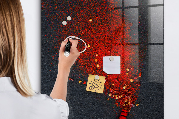 Magnettafel zum schreiben Ein kreativer Ort für Erinnerungen und Fotos