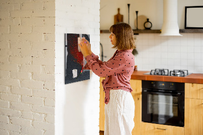 Magnettafel zum schreiben Ein kreativer Ort für Erinnerungen und Fotos
