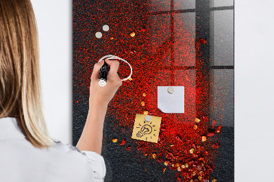 Magnettafel zum schreiben Ein kreativer Ort für Erinnerungen und Fotos