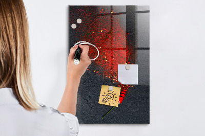 Magnettafel zum schreiben Ein kreativer Ort für Erinnerungen und Fotos