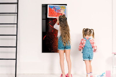 Schreib magnettafel Magnettafel für Fotos und Notizen
