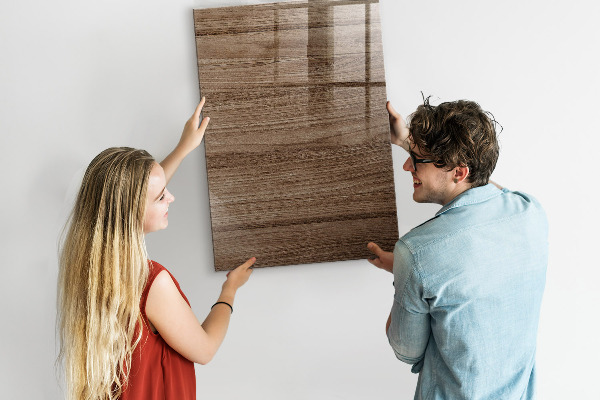 Magnettafel zum schreiben Moderne Pinnwand für Fotos und Notizen