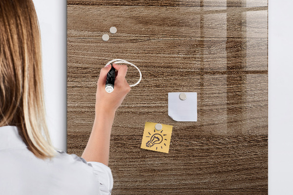 Magnettafel zum schreiben Moderne Pinnwand für Fotos und Notizen