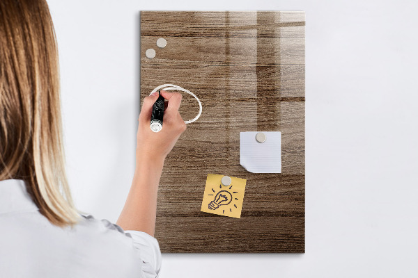 Magnettafel zum schreiben Moderne Pinnwand für Fotos und Notizen