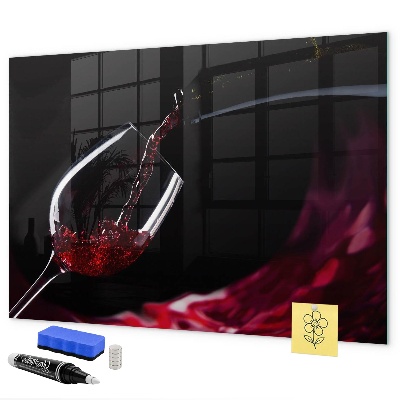 Schreib magnettafel Ein kreativer Ort für Erinnerungen und Fotos