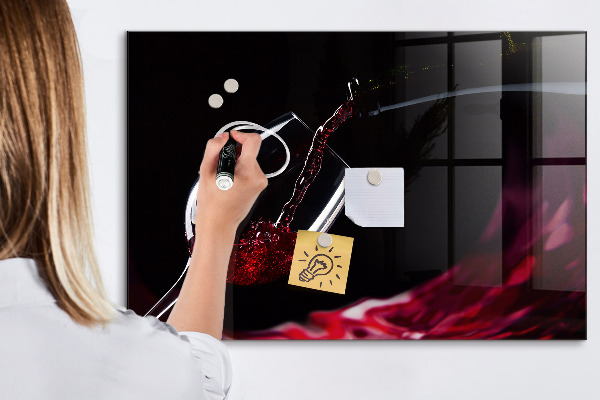 Schreib magnettafel Ein kreativer Ort für Erinnerungen und Fotos