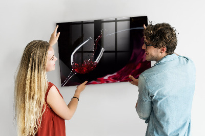 Schreib magnettafel Ein kreativer Ort für Erinnerungen und Fotos