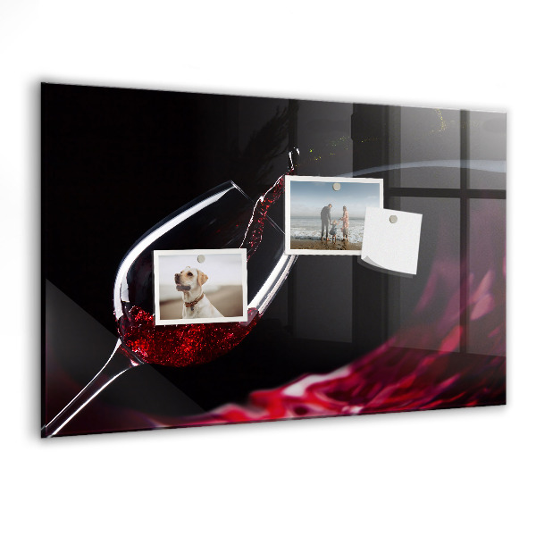 Schreib magnettafel Ein kreativer Ort für Erinnerungen und Fotos
