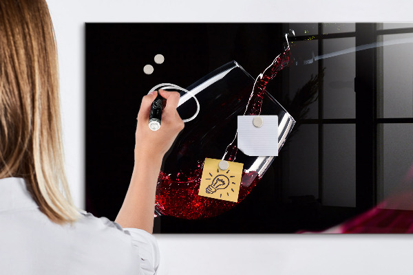 Schreib magnettafel Ein kreativer Ort für Erinnerungen und Fotos