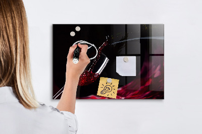 Schreib magnettafel Ein kreativer Ort für Erinnerungen und Fotos