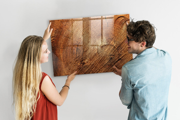Magnettafel zum schreiben Memotafel im rustikalen Stil