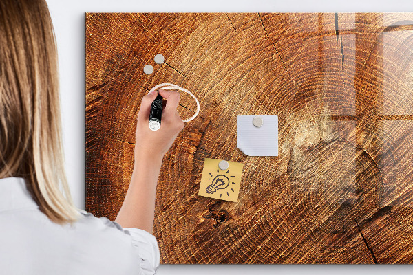 Magnettafel zum schreiben Memotafel im rustikalen Stil