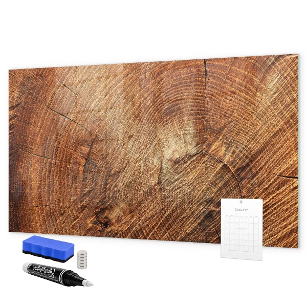 Magnettafel zum schreiben Memotafel im rustikalen Stil