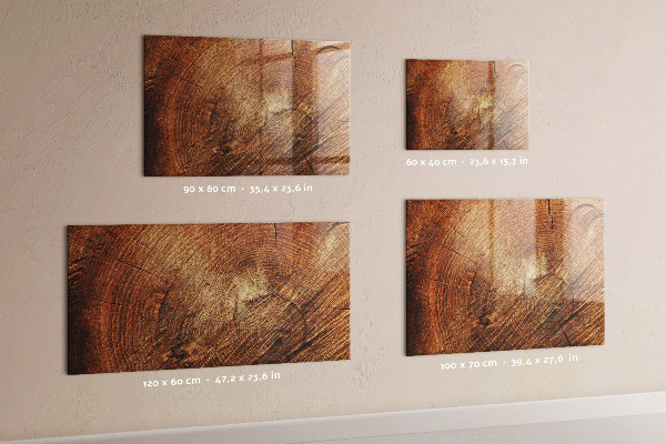 Magnettafel zum schreiben Memotafel im rustikalen Stil