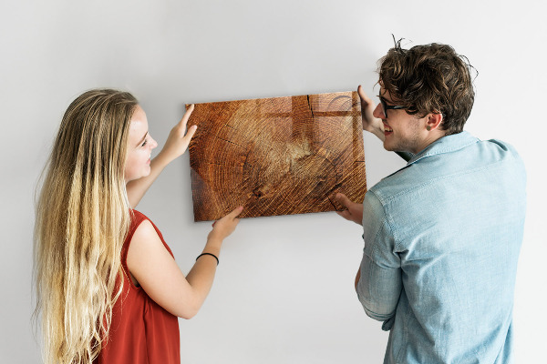 Magnettafel zum schreiben Memotafel im rustikalen Stil
