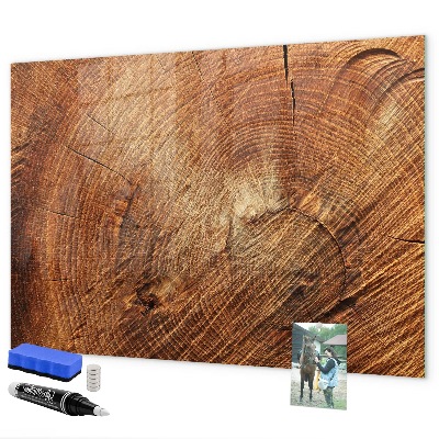 Magnettafel zum schreiben Memotafel im rustikalen Stil