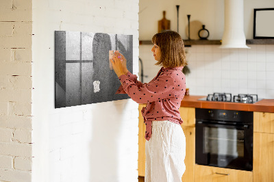 Schreib magnettafel Pinnwand für Fotos und Notizen
