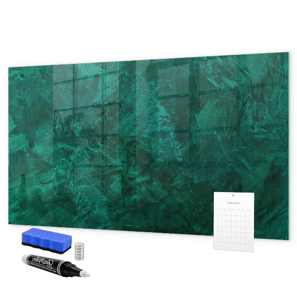 Schreib magnettafel Grüne Tafel für Notizen und Fotos