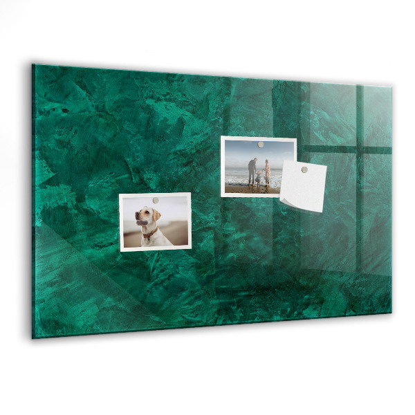 Schreib magnettafel Grüne Tafel für Notizen und Fotos