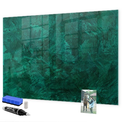 Schreib magnettafel Grüne Tafel für Notizen und Fotos