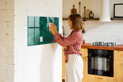 Schreib magnettafel Grüne Tafel für Notizen und Fotos