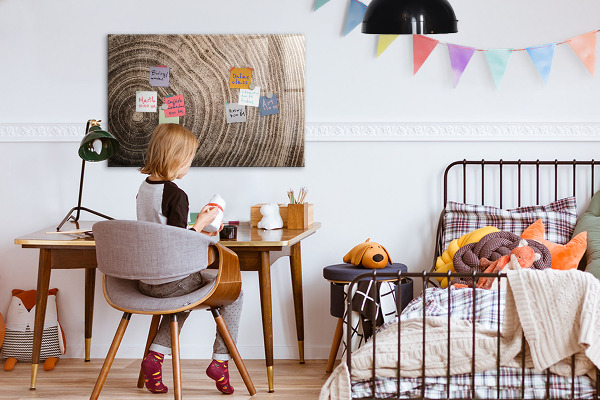Magnettafel zum schreiben Memotafel mit Magneten und Fotos