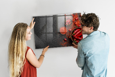 Schreib magnettafel Gemütliche Erinnerungen aus der Küche und der Natur