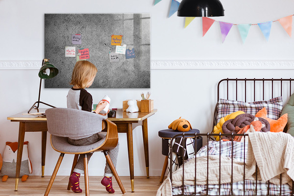 Magnettafel zum schreiben Memotafel mit Magneten und Fotos