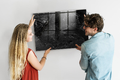 Magnettafel zum schreiben Eine stylische Tafel für Notizen und Fotos