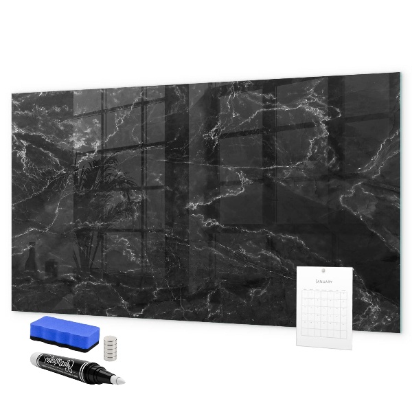 Magnettafel zum schreiben Eine stylische Tafel für Notizen und Fotos