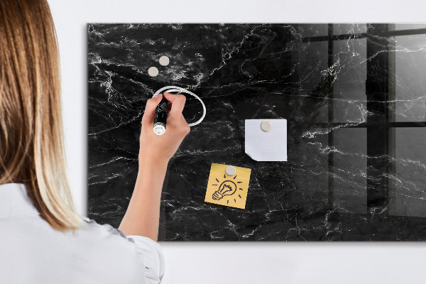 Magnettafel zum schreiben Eine stylische Tafel für Notizen und Fotos