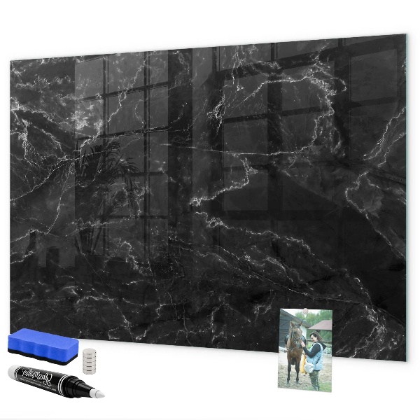 Magnettafel zum schreiben Eine stylische Tafel für Notizen und Fotos