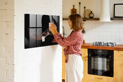 Magnettafel zum schreiben Kreative Fotopräsentationswand