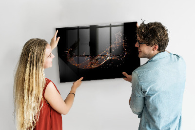Magnettafel zum schreiben Kreative Fotopräsentationswand