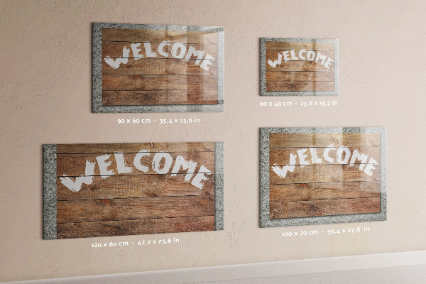 Magnettafel zum schreiben Willkommenstafel mit Platz für Fotos