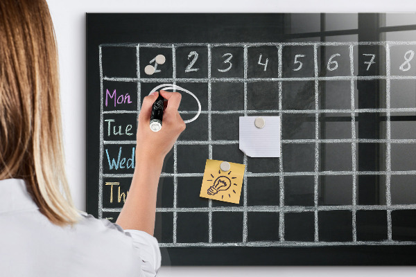 Schreib magnettafel Planungs- und Notiztafel
