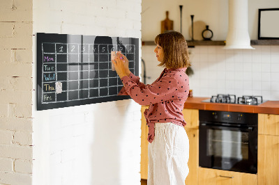 Schreib magnettafel Planungs- und Notiztafel