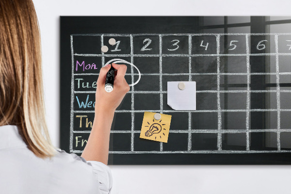 Schreib magnettafel Planungs- und Notiztafel