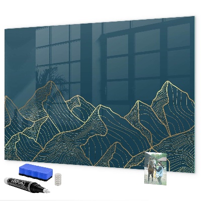 Magnettafel zum schreiben Moderne Tafel für Notizen und Fotos