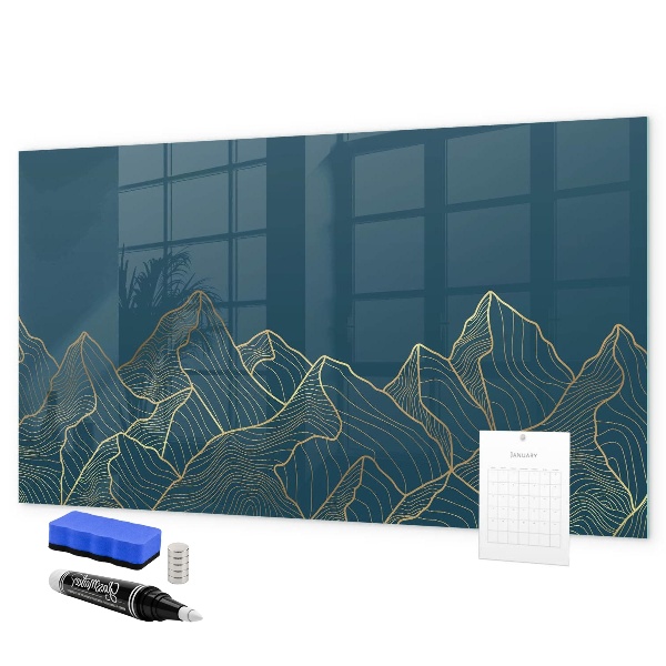 Magnettafel zum schreiben Moderne Tafel für Notizen und Fotos