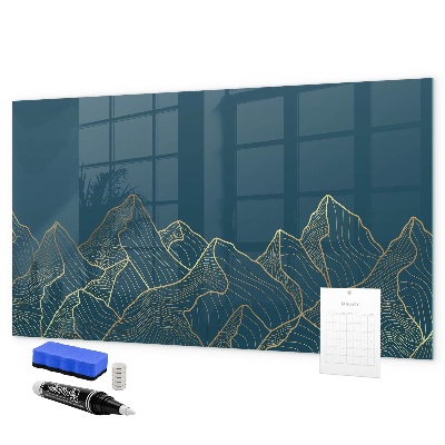 Magnettafel zum schreiben Moderne Tafel für Notizen und Fotos